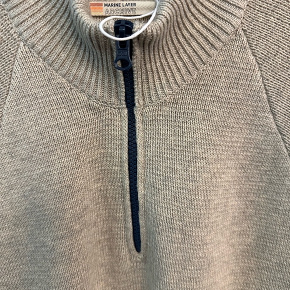 Men's Marine Layer Archive Krew Sweater Rainbow Stripe Medium - Picture 8 of 11